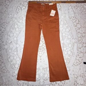 Knox Rose Women’s The Anywhere High Rise Flare Terracotta Pants Size 10